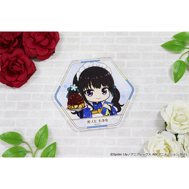 リコリス・リコイル ぷちちょこアクリルコースター【井ノ上たきな】和メイドver. Image 2 | AniSmile