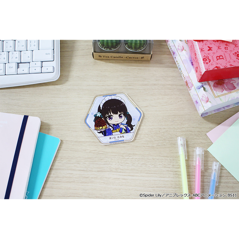 リコリス・リコイル ぷちちょこアクリルコースター【井ノ上たきな】和メイドver. Image 3 | AniSmile
