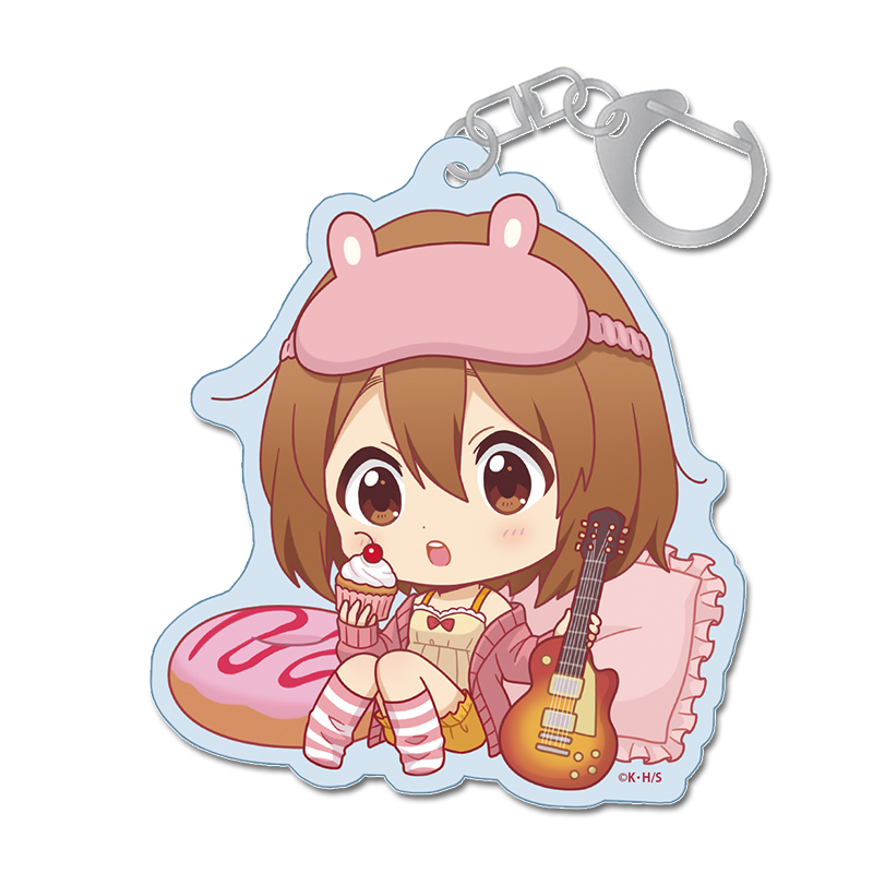けいおん! ぷちちょこアクリルキーホルダー【平沢唯】パジャマver. - AniSmile