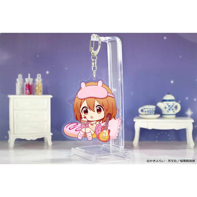 けいおん! ぷちちょこアクリルキーホルダー【平沢唯】パジャマver. Image 2 | AniSmile