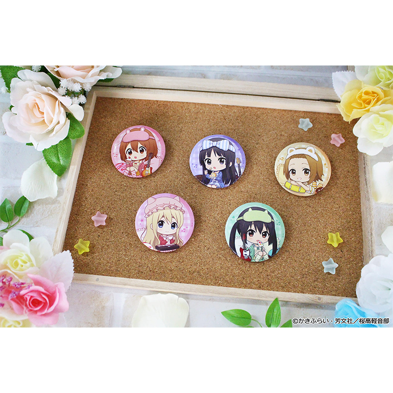 けいおん! ぷちちょこトレーディング缶バッジ パジャマver. 图片 2 | AniSmile