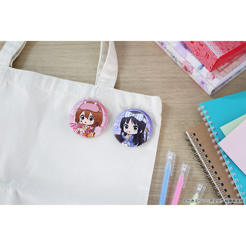 けいおん! ぷちちょこトレーディング缶バッジ パジャマver. 图片 3 | AniSmile