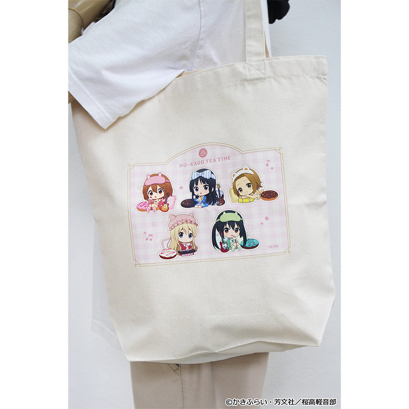 けいおん! ぷちちょこキャンバストートバッグ パジャマver. Image 2 | AniSmile