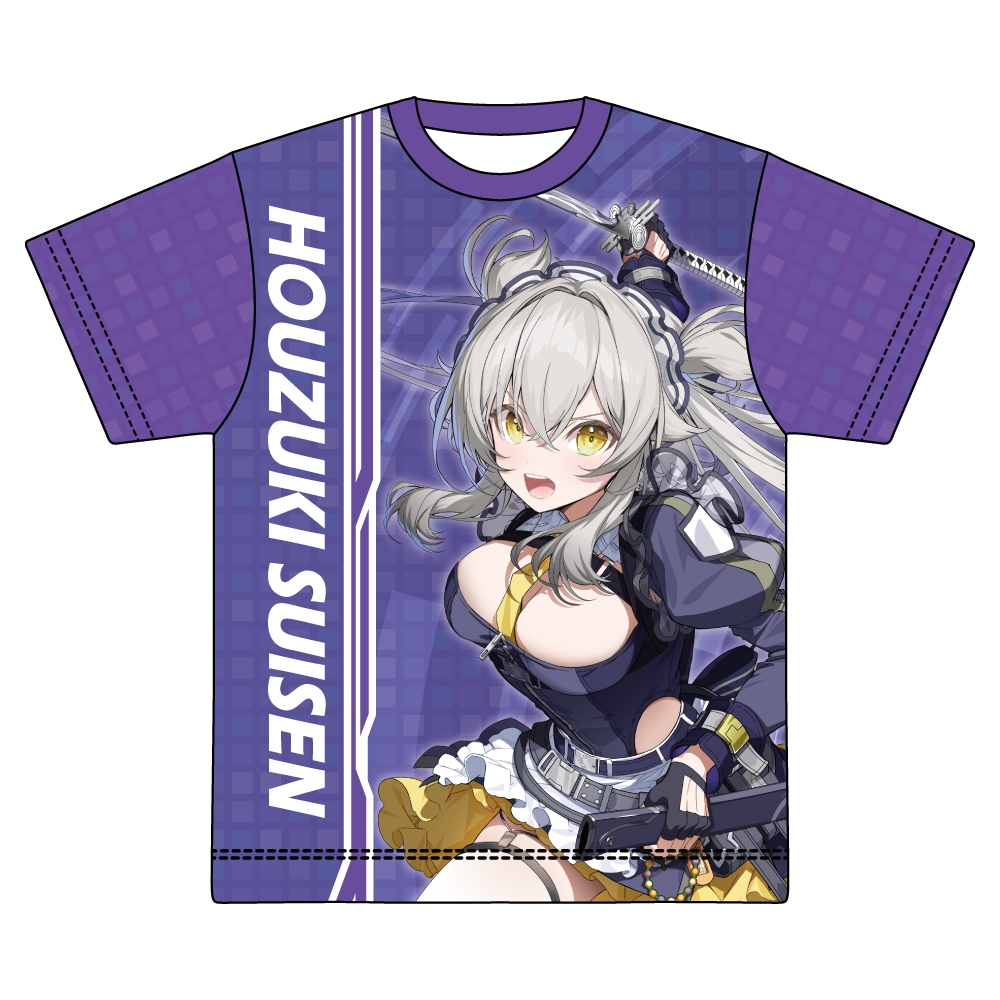 ディメンション凸ラバース!! フルグラフィックTシャツ 崩月水仙 - AniSmile