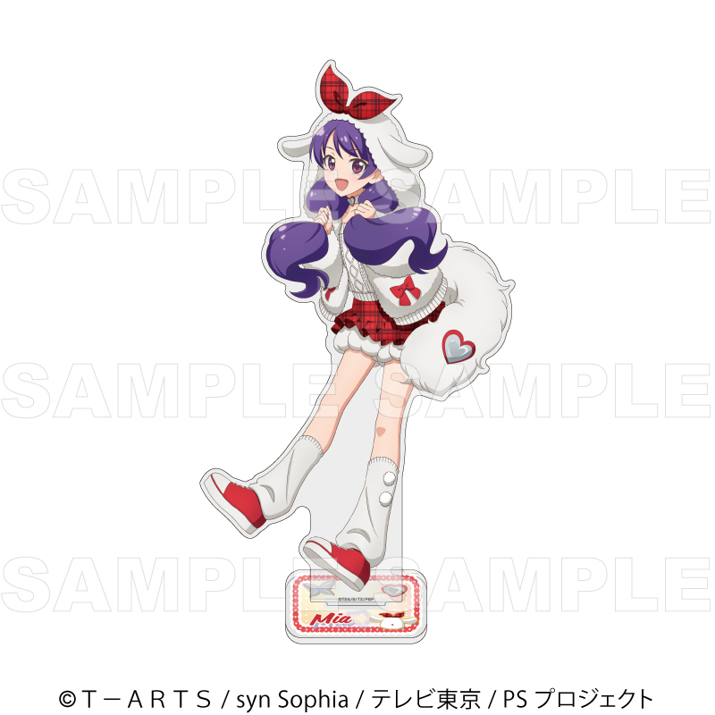 『プリティーシリーズ15周年』【マスコット風コーデ】 特大アクリルスタンド【上葉 みあ 】 - AniSmile
