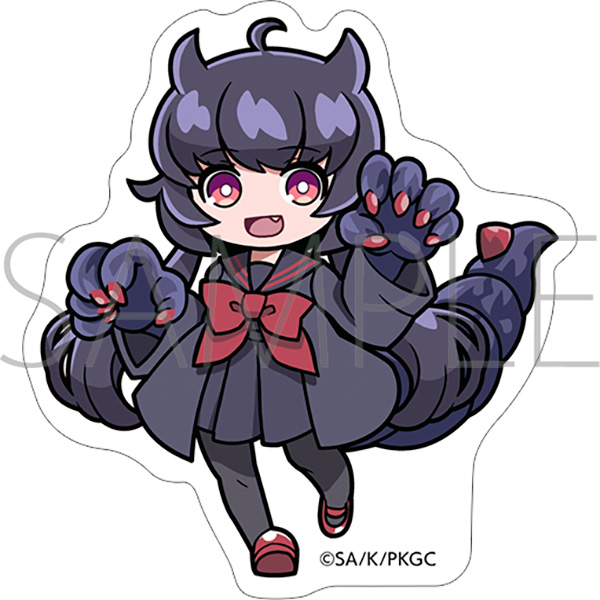 乙女怪獣キャラメリゼ ステッカー/赤石黒絵(半獣化) - AniSmile