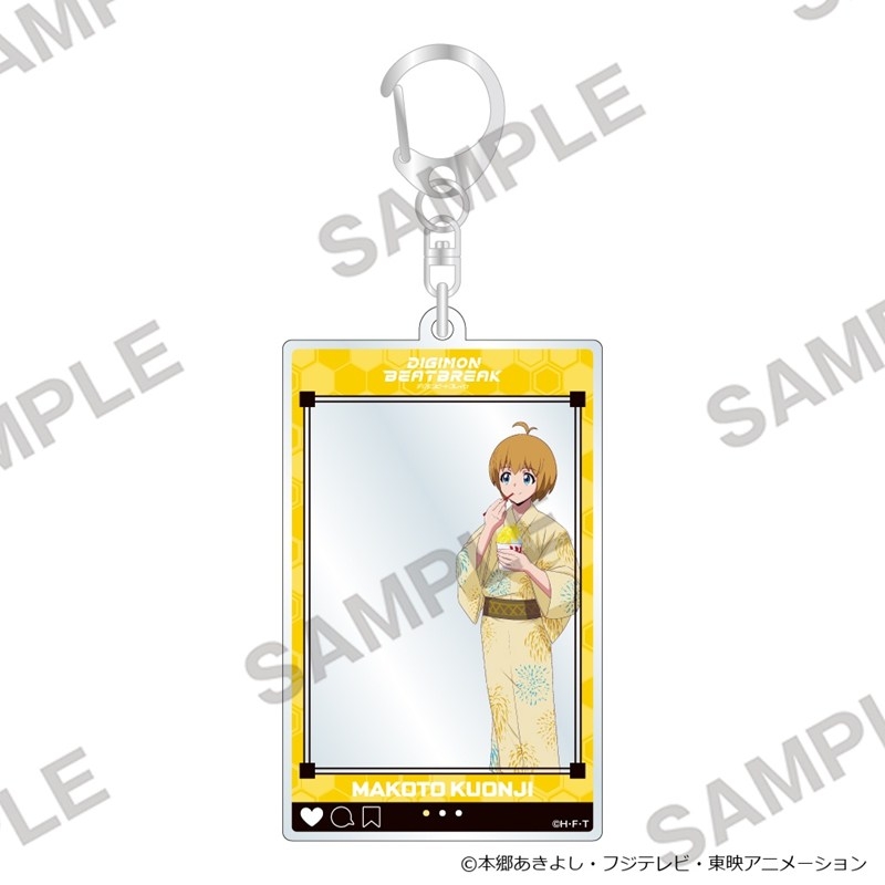 DIGIMON BEATBREAK フレームアクリルキーホルダー お祭りVer. 久遠寺マコト - AniSmile