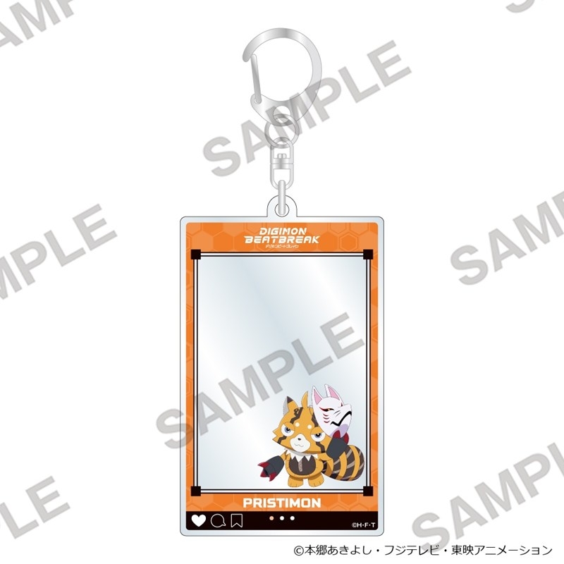 DIGIMON BEATBREAK フレームアクリルキーホルダー お祭りVer. プリスティモン - AniSmile