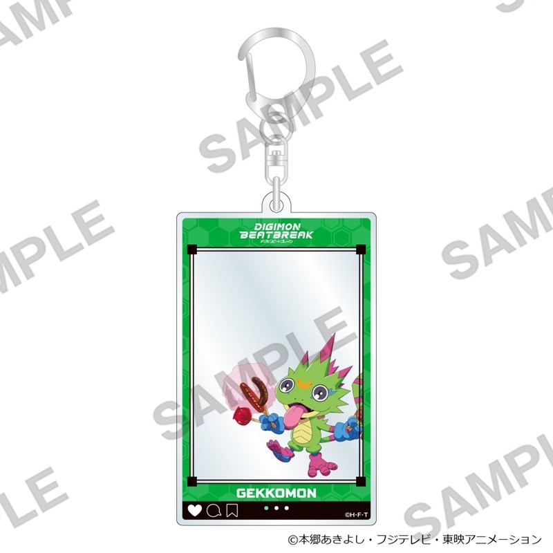 DIGIMON BEATBREAK フレームアクリルキーホルダー お祭りVer. ゲッコーモン - AniSmile