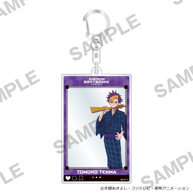 DIGIMON BEATBREAK フレームアクリルキーホルダー お祭りVer. 天馬トモロウ - AniSmile
