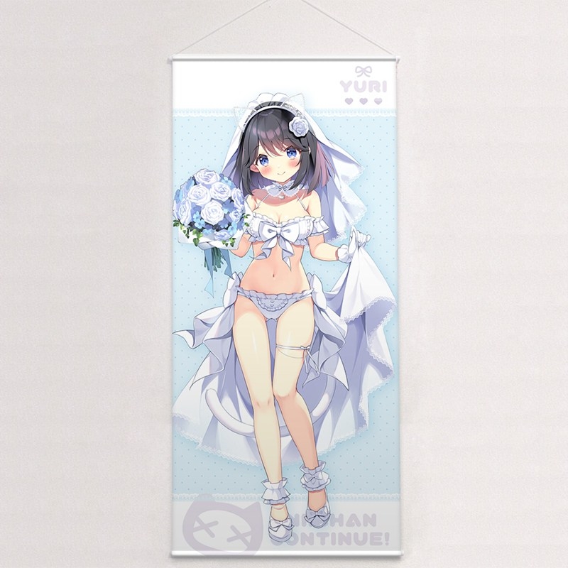 [ぱん先生]描き下ろし特大タペストリー(白雪結梨/ウエディング) Image 2 | AniSmile