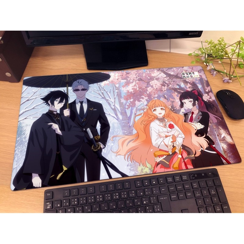 [テレビアニメ『春夏秋冬代行者 春の舞』]描き下ろしラバーマット(春&冬) Image 2 | AniSmile