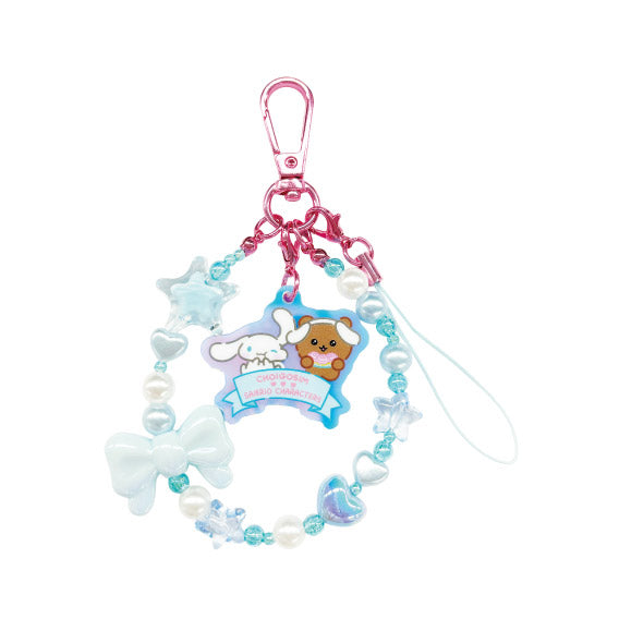 チェゴシム×サンリオキャラクターズ2 フォンストラップ ブルー - official product image | AniSmile