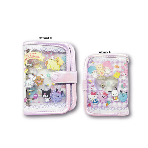 チェゴシム×サンリオキャラクターズ2 シールバインダー パープル - official product image | AniSmile