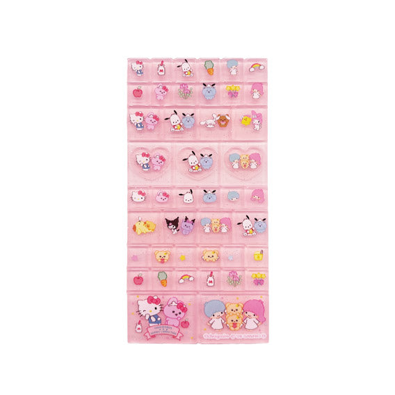チェゴシム×サンリオキャラクターズ2 タイルシール ピンク - official product image | AniSmile