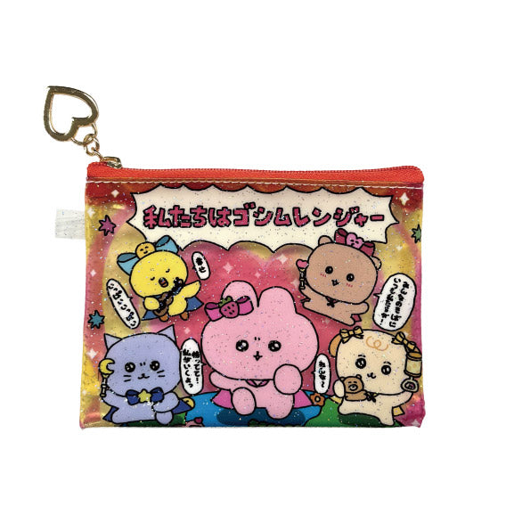 チェゴシム(ゴシムレンジヤー)ミニクリアポーチ レッド - 公式商品画像 | AniSmile