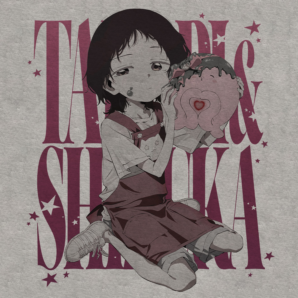 タコピーの原罪 Tシャツ しずか&タコピー バレンタインver. Mサイズ 图片 4 | AniSmile