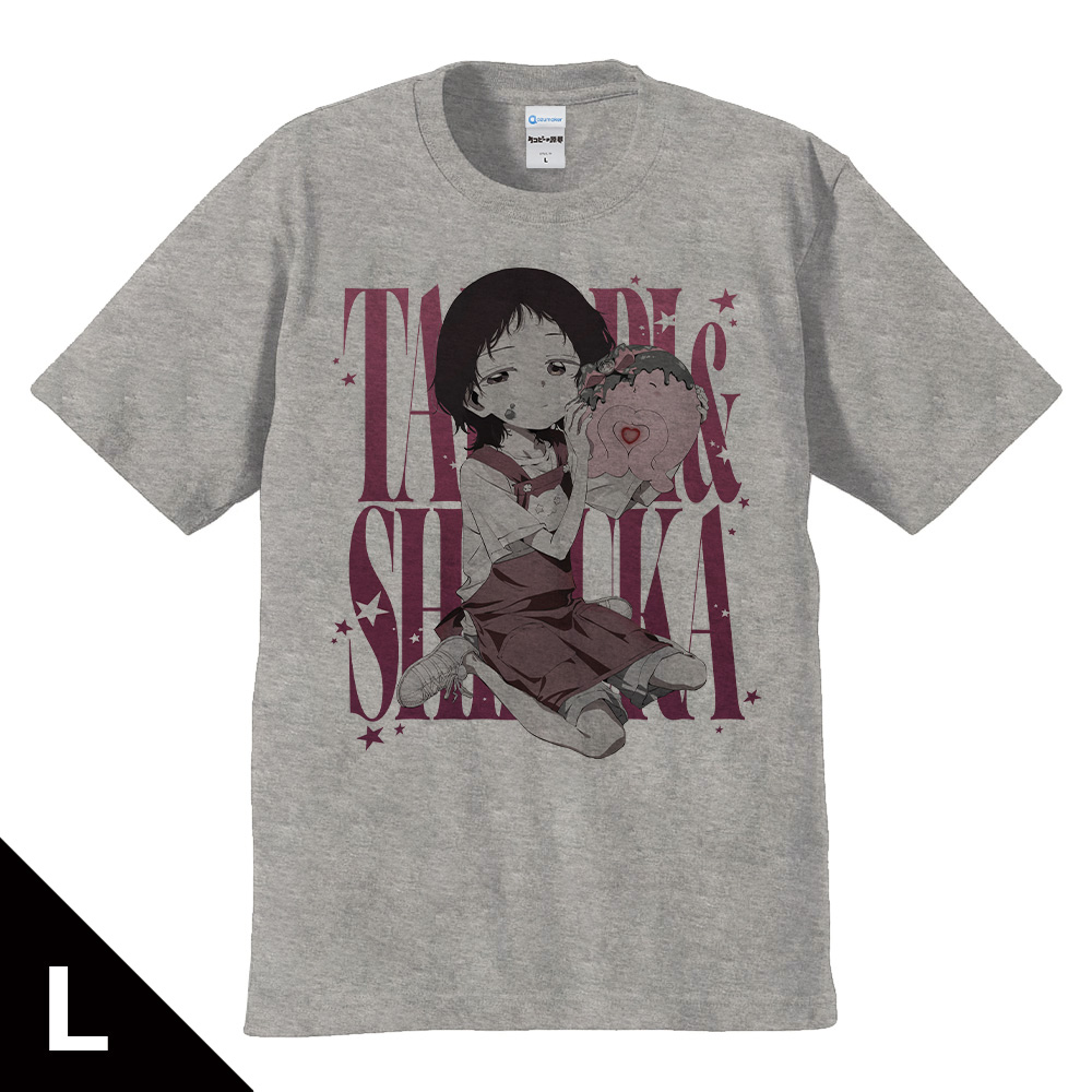 タコピーの原罪 Tシャツ しずか&タコピー バレンタインver. Lサイズ 图片 2 | AniSmile