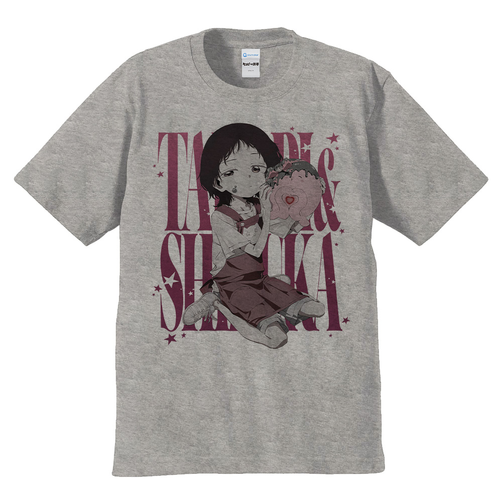 タコピーの原罪 Tシャツ しずか&タコピー バレンタインver. Lサイズ - AniSmile