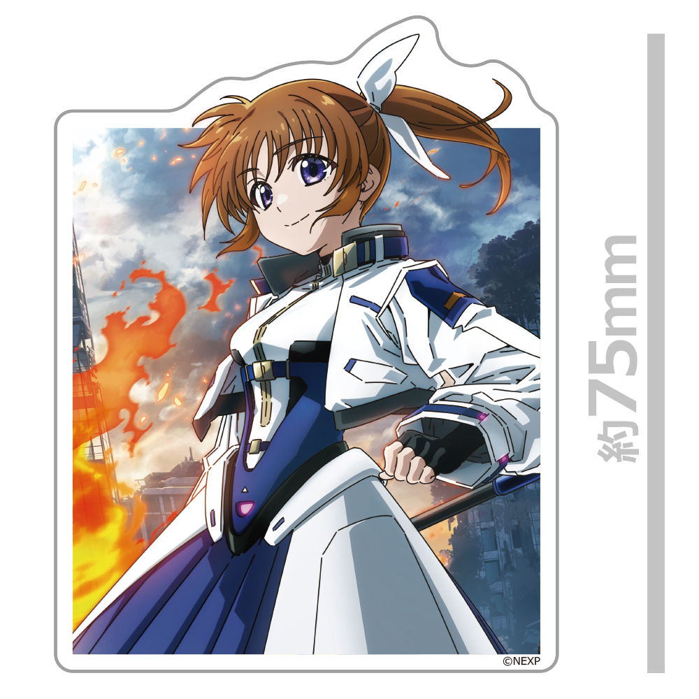 魔法少女リリカルなのは EXCEEDS Gun Blaze Vengeance ダイカットステッカー なのは Image 2 | AniSmile
