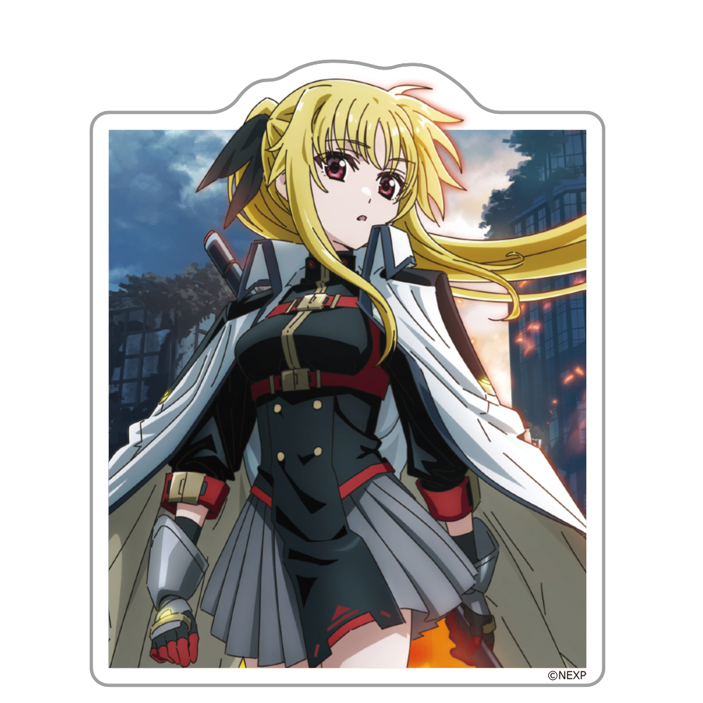 魔法少女リリカルなのは EXCEEDS Gun Blaze Vengeance ダイカットステッカー フェイト - AniSmile