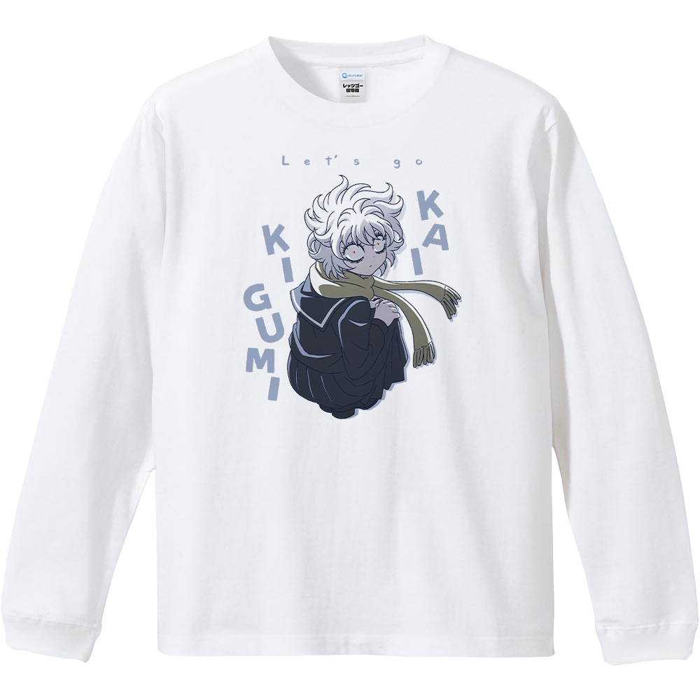 レッツゴー怪奇組 リブ付ロングスリーブTシャツ メチャ子 Lサイズ Image 2 | AniSmile