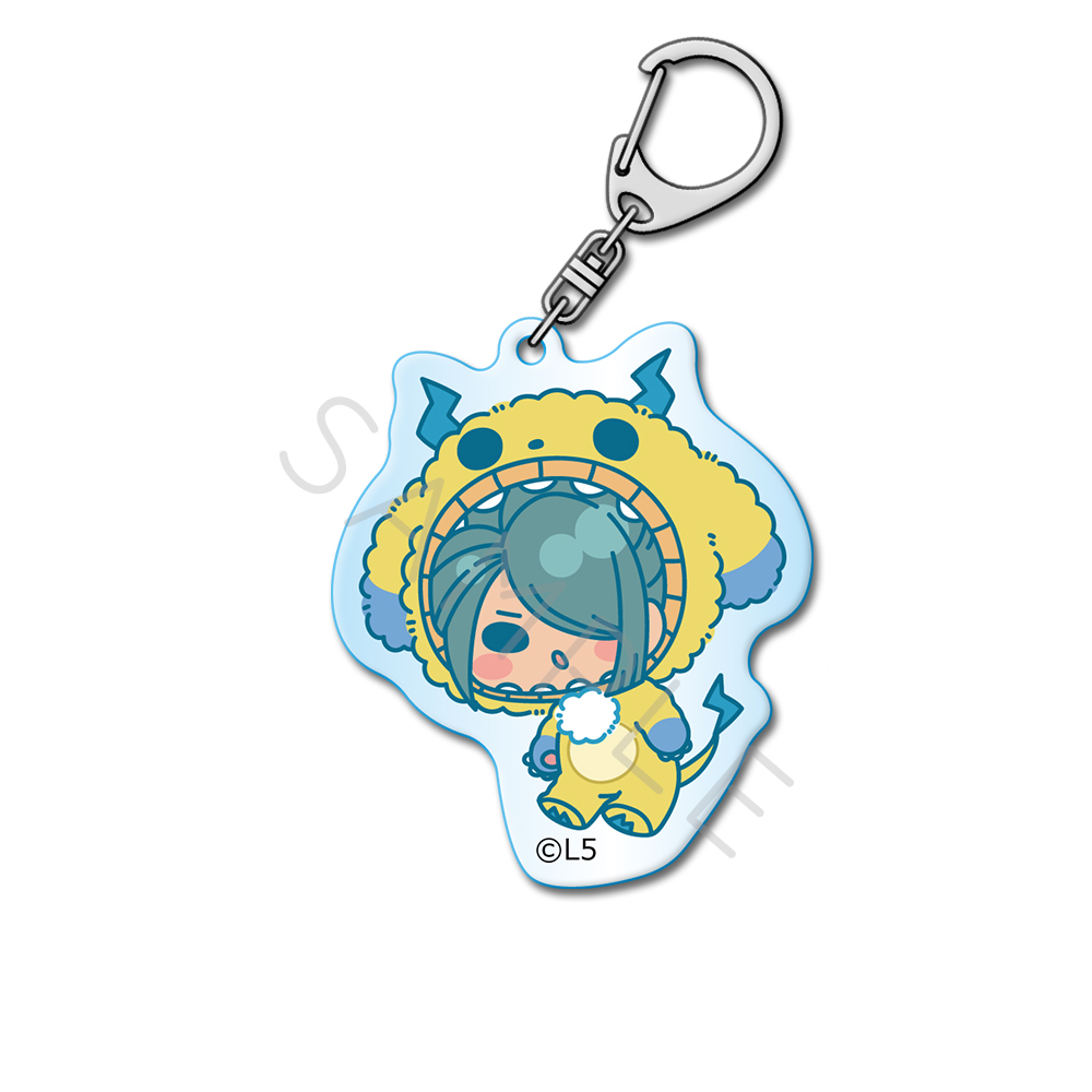 『イナズマイレブン 英雄たちのヴィクトリーロード』アクリルキーホルダー M-SD(風丸 一郎太) Image 2 | AniSmile