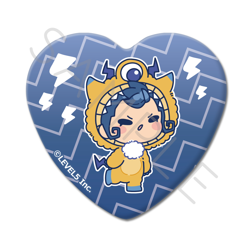 『イナズマイレブン 英雄たちのヴィクトリーロード』ハート型缶バッジ M-SJ(剣城 京介) Image 2 | AniSmile