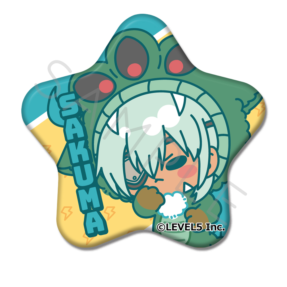 『イナズマイレブン 英雄たちのヴィクトリーロード』星形缶バッジ M-SF(佐久間 次郎) Image 2 | AniSmile