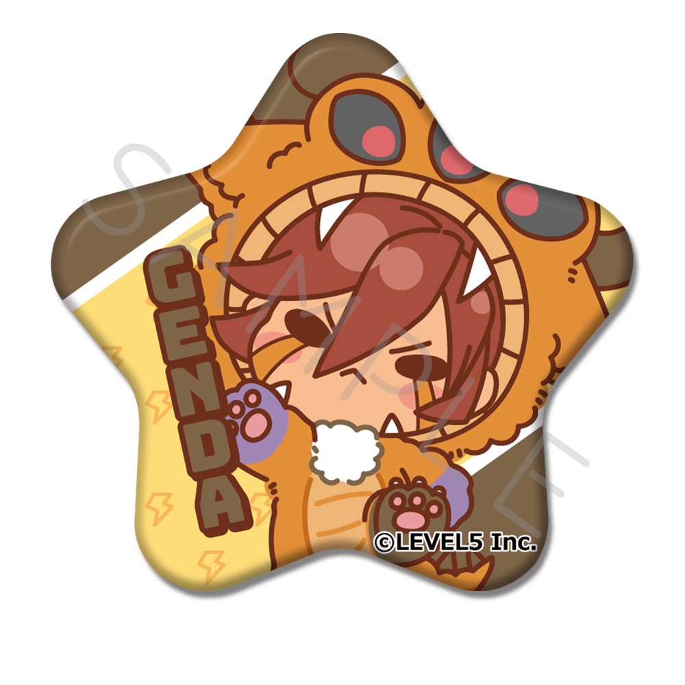 『イナズマイレブン 英雄たちのヴィクトリーロード』星形缶バッジ M-SG(源田 幸次郎) Image 2 | AniSmile