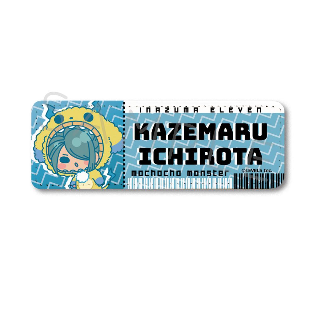 『イナズマイレブン 英雄たちのヴィクトリーロード』レザーバッジ(ロング) M-SD(風丸 一郎太) Image 2 | AniSmile