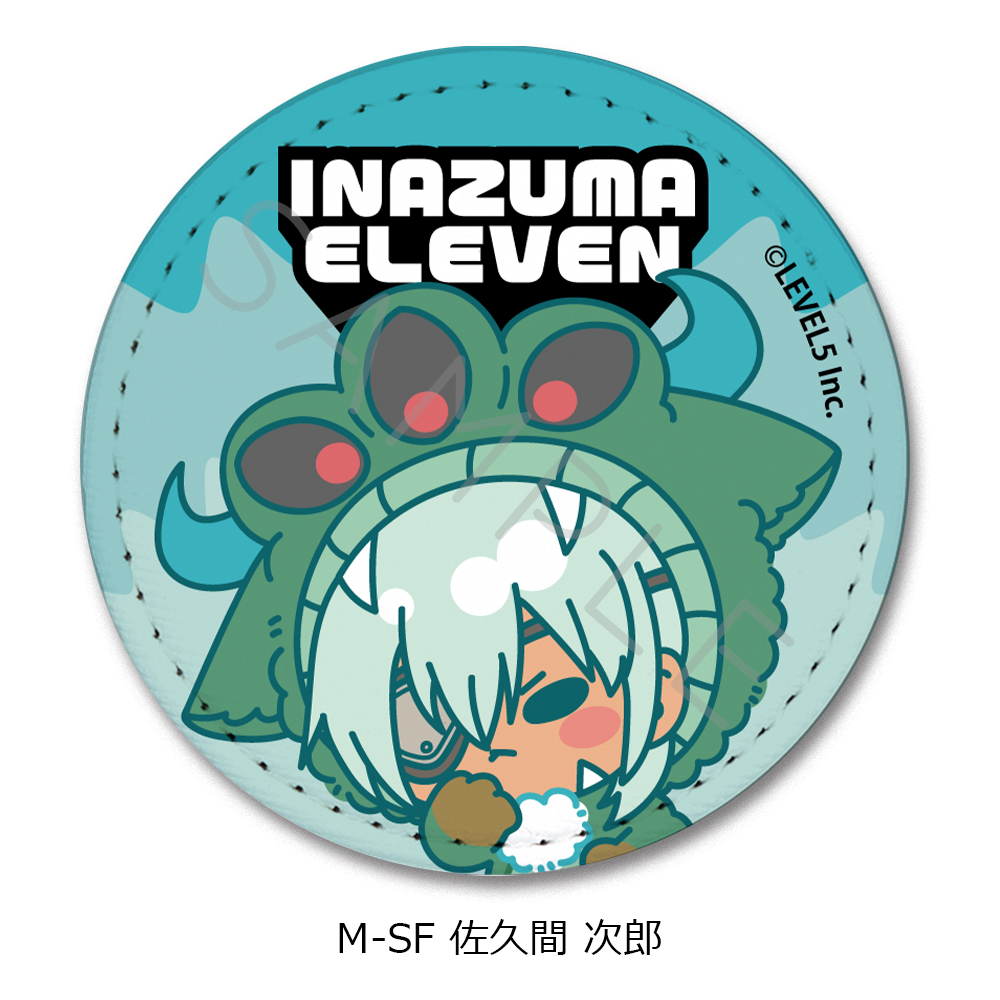 『イナズマイレブン 英雄たちのヴィクトリーロード』レザーバッジ(丸形) M-SF(佐久間 次郎) - AniSmile