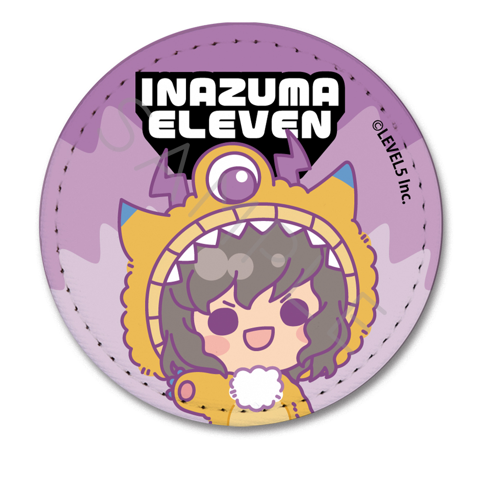 『イナズマイレブン 英雄たちのヴィクトリーロード』レザーバッジ(丸形) M-SK(神童 拓人) Image 2 | AniSmile