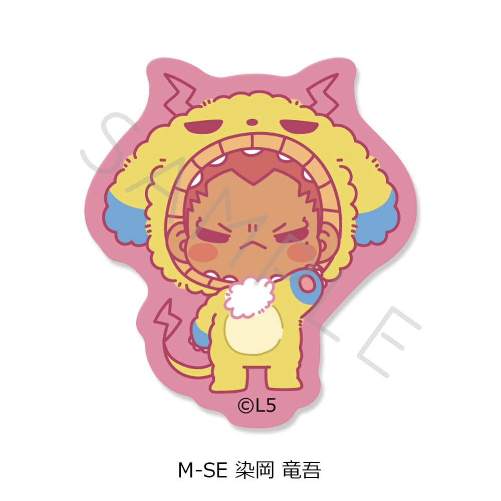 『イナズマイレブン 英雄たちのヴィクトリーロード』クリアダイカットステッカー M-SE(染岡 竜吾) - AniSmile