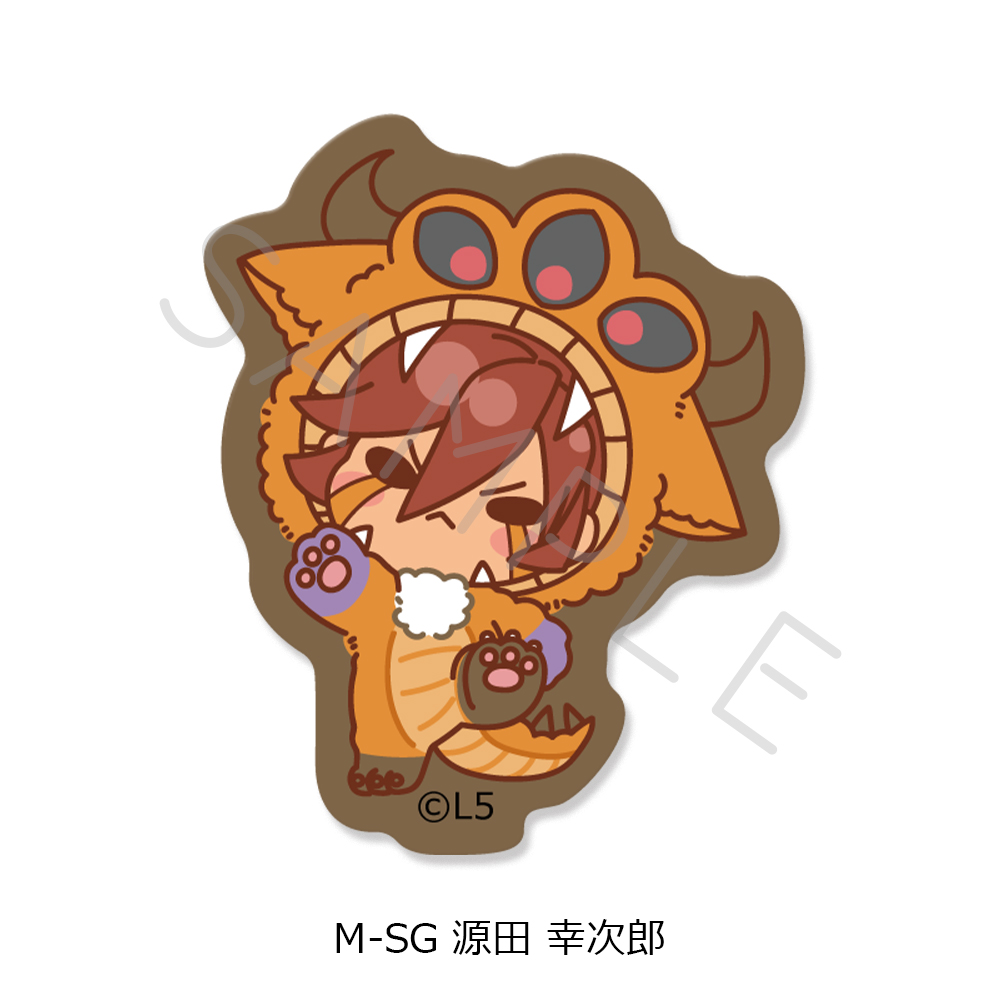 『イナズマイレブン 英雄たちのヴィクトリーロード』クリアダイカットステッカー M-SG(源田 幸次郎) - AniSmile