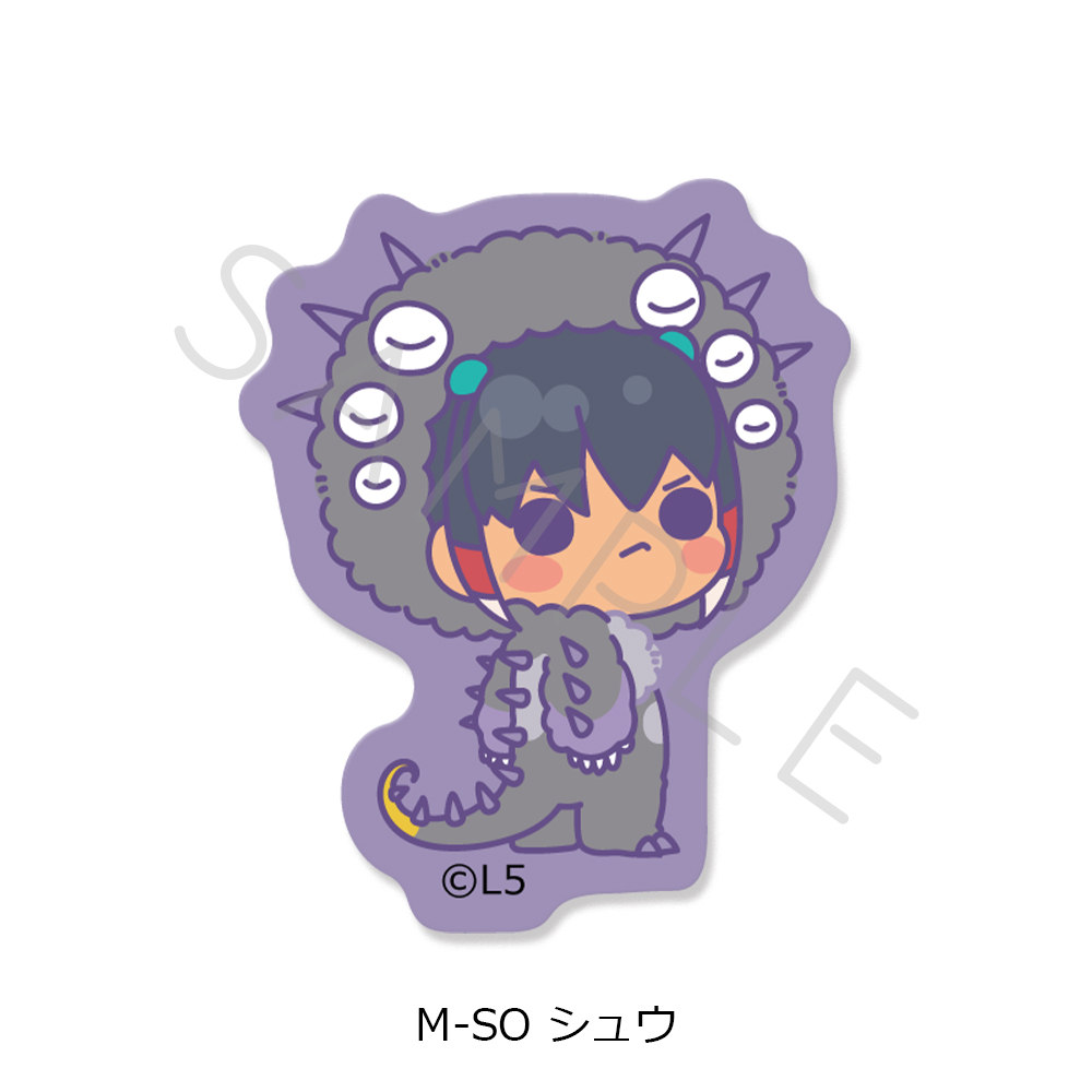 『イナズマイレブン 英雄たちのヴィクトリーロード』クリアダイカットステッカー M-SO(シュウ) - AniSmile