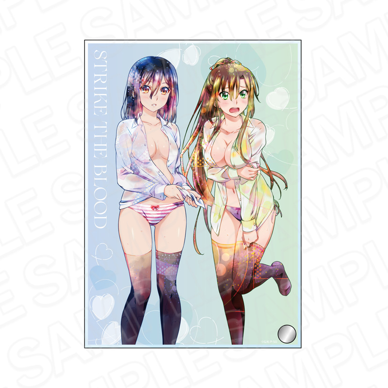 ストライク・ザ・ブラッドFINAL ミニアクリルアート PALE TONE series 雪菜&紗矢華 Yシャツ ver. - AniSmile