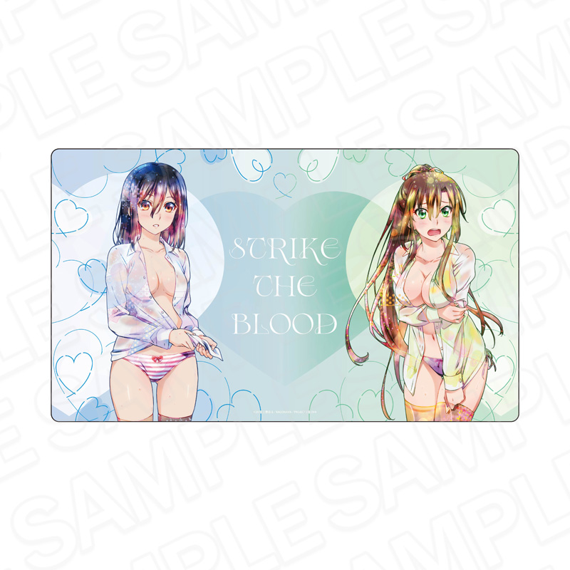 ストライク・ザ・ブラッドFINAL ラバーデスクマット PALE TONE series 雪菜&紗矢華 Yシャツ ver. - AniSmile