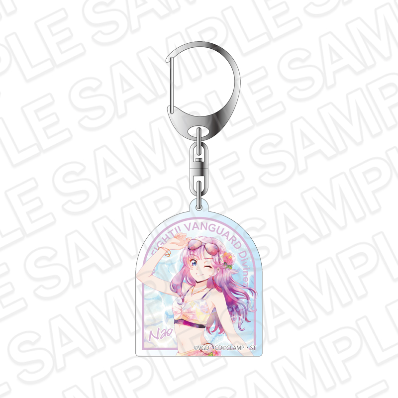 カードファイト!! ヴァンガード Divinez デラックス決勝編 アクリルキーホルダー PALE TONE series 員弁ナオ バカンス ver. - AniSmile