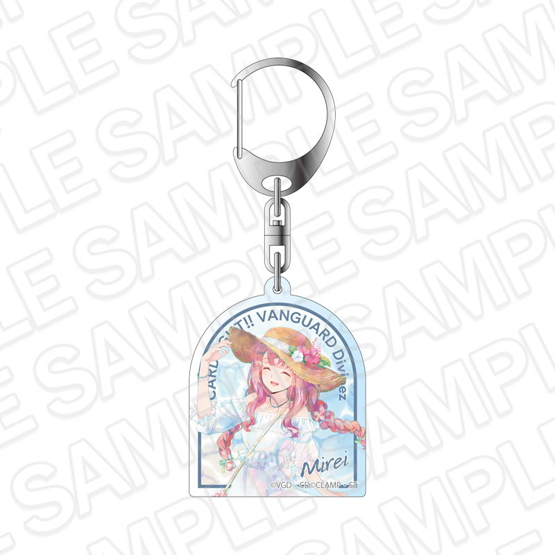 カードファイト!! ヴァンガード Divinez デラックス決勝編 アクリルキーホルダー PALE TONE series 御薬袋ミレイ バカンス ver. - AniSmile