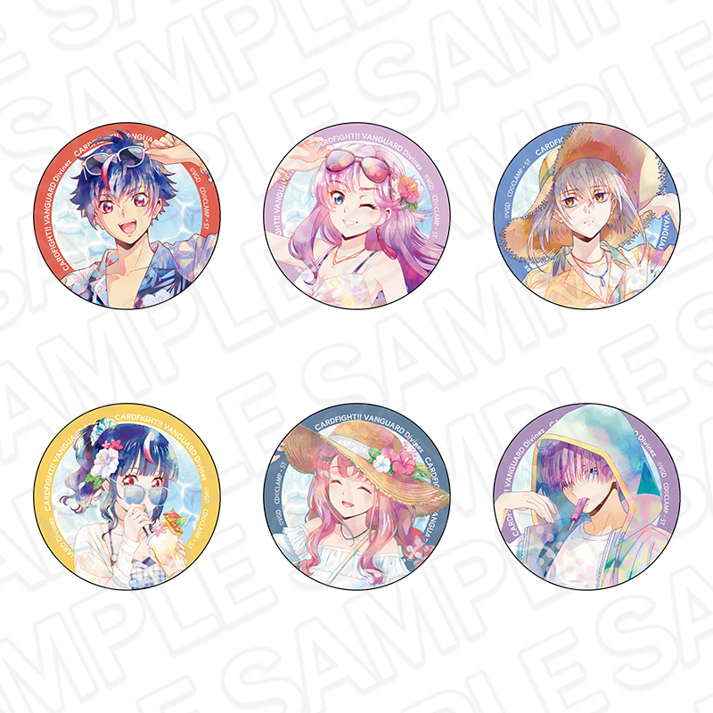 カードファイト!! ヴァンガード Divinez デラックス決勝編 カンバッジ(ランダム) PALE TONE series バカンス ver. - AniSmile