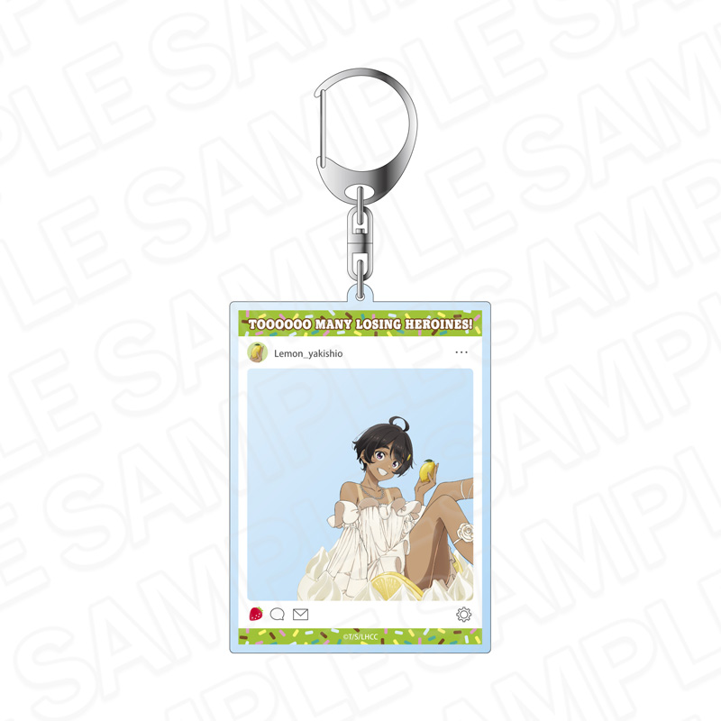 負けヒロインが多すぎる! SNS風アクリルキーホルダー 焼塩檸檬 2nd Anniversary スイーツ ver. - AniSmile