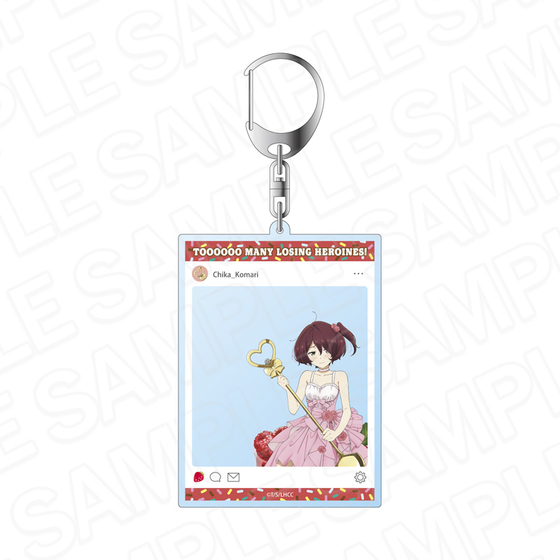 負けヒロインが多すぎる! SNS風アクリルキーホルダー 小鞠知花 2nd Anniversary スイーツ ver. - AniSmile