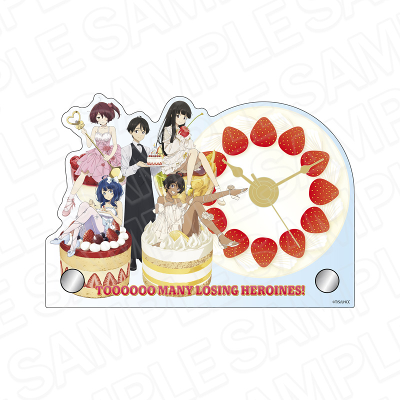 負けヒロインが多すぎる! ミニアクリルクロック 2nd Anniversary スイーツ ver. - AniSmile