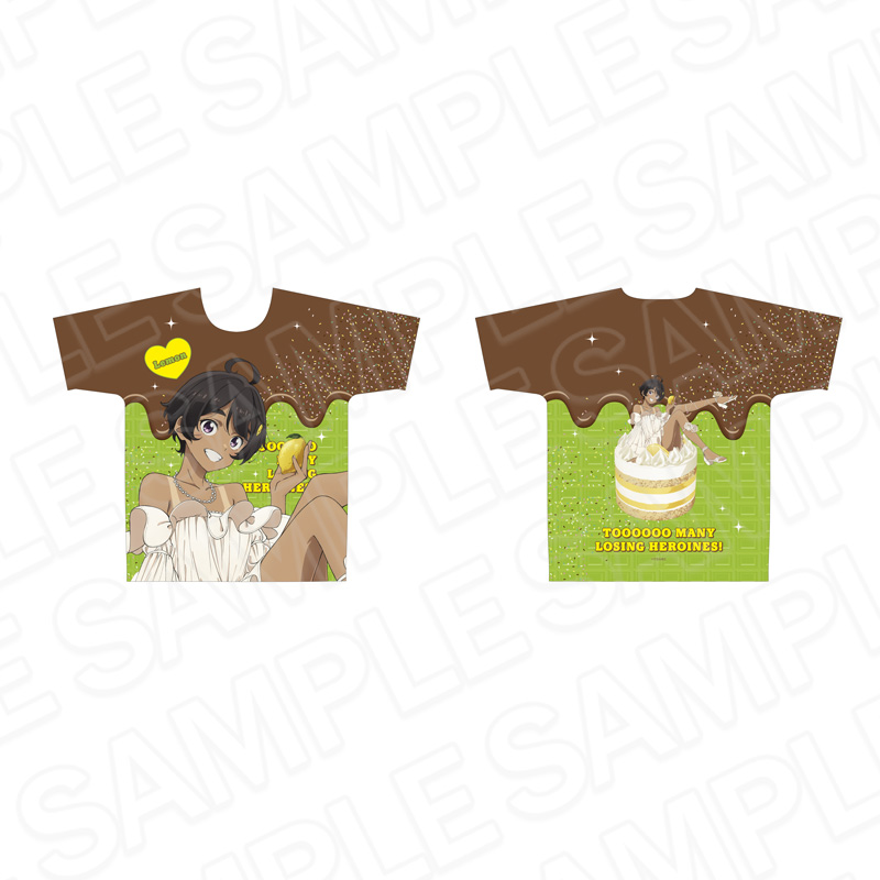 負けヒロインが多すぎる! フルグラフィックTシャツ 焼塩檸檬 2nd Anniversary スイーツ ver. - AniSmile
