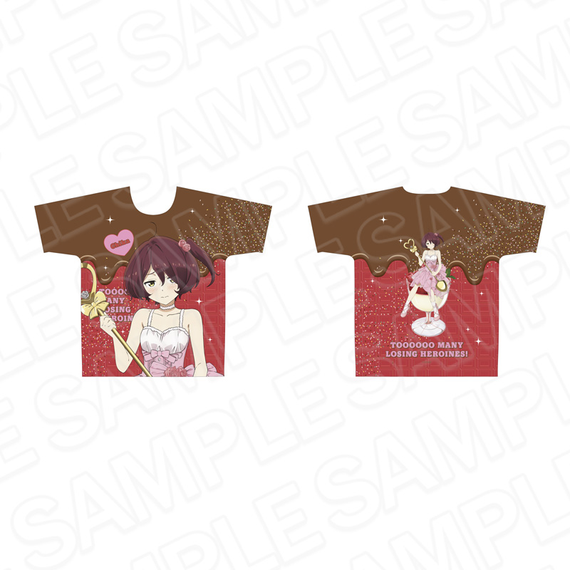 負けヒロインが多すぎる! フルグラフィックTシャツ 小鞠知花 2nd Anniversary スイーツ ver. - AniSmile