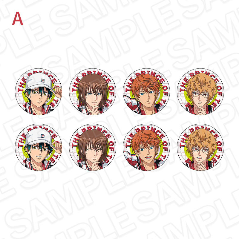 新テニスの王子様 カンバッジ(ランダム) Face Collection - AniSmile