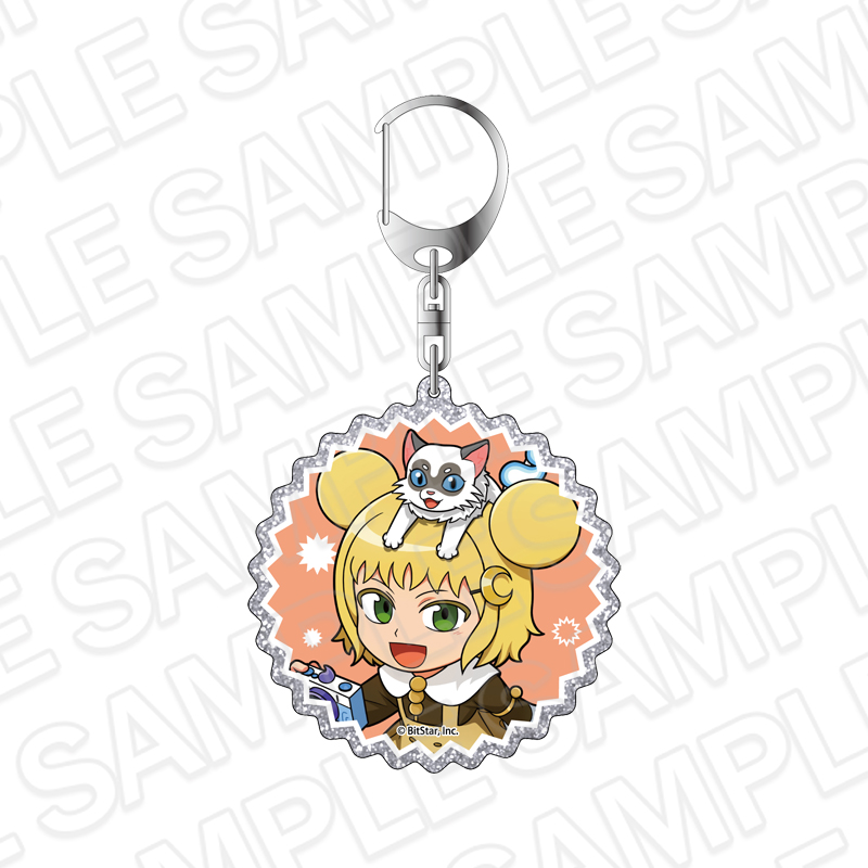 ヒロたま!ヒロくん ラメアクリルキーホルダー ルナ・キビーナ - AniSmile