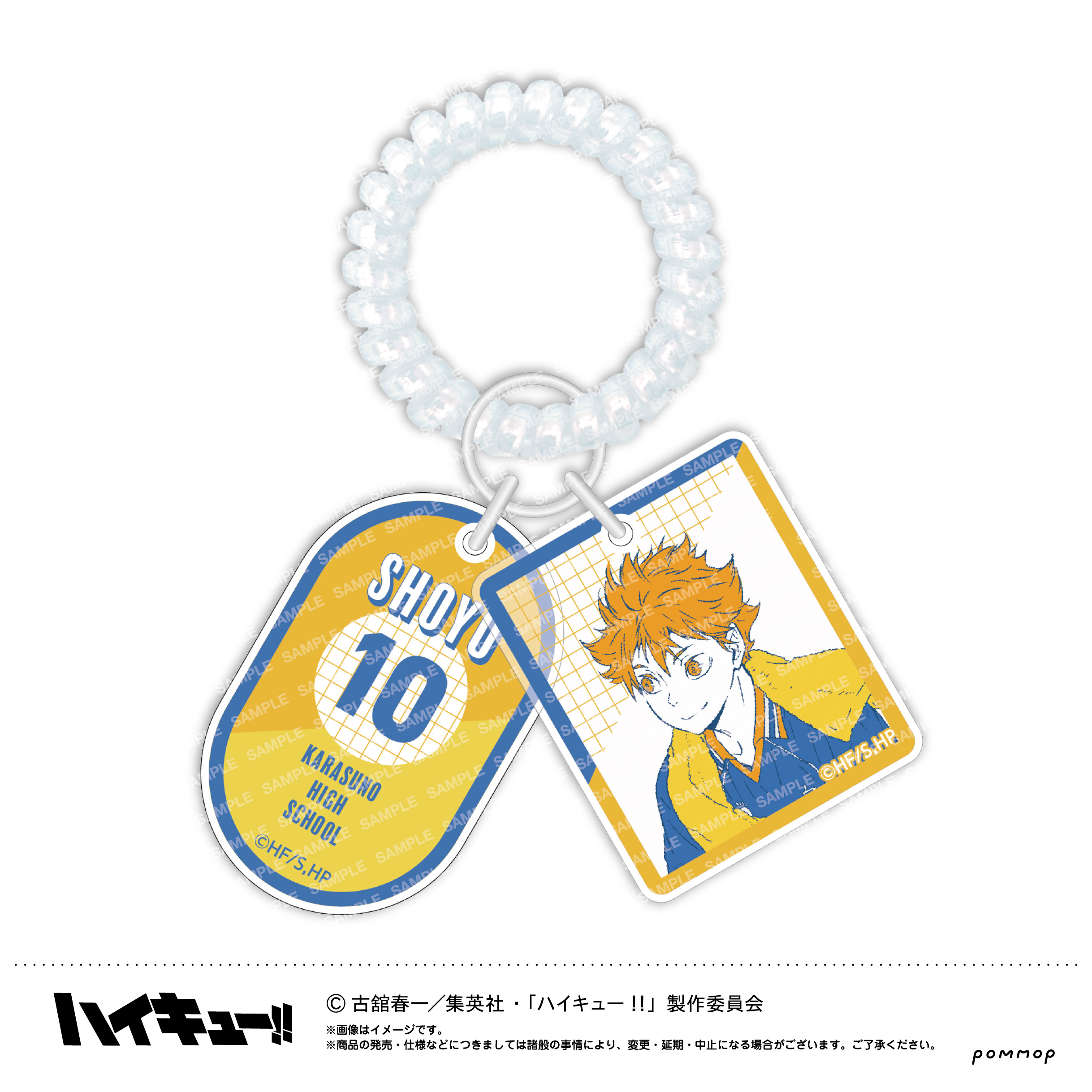 ハイキュー!! ロッカーキー風キーホルダー-オフショットカラー第2弾-(A日向翔陽) - AniSmile