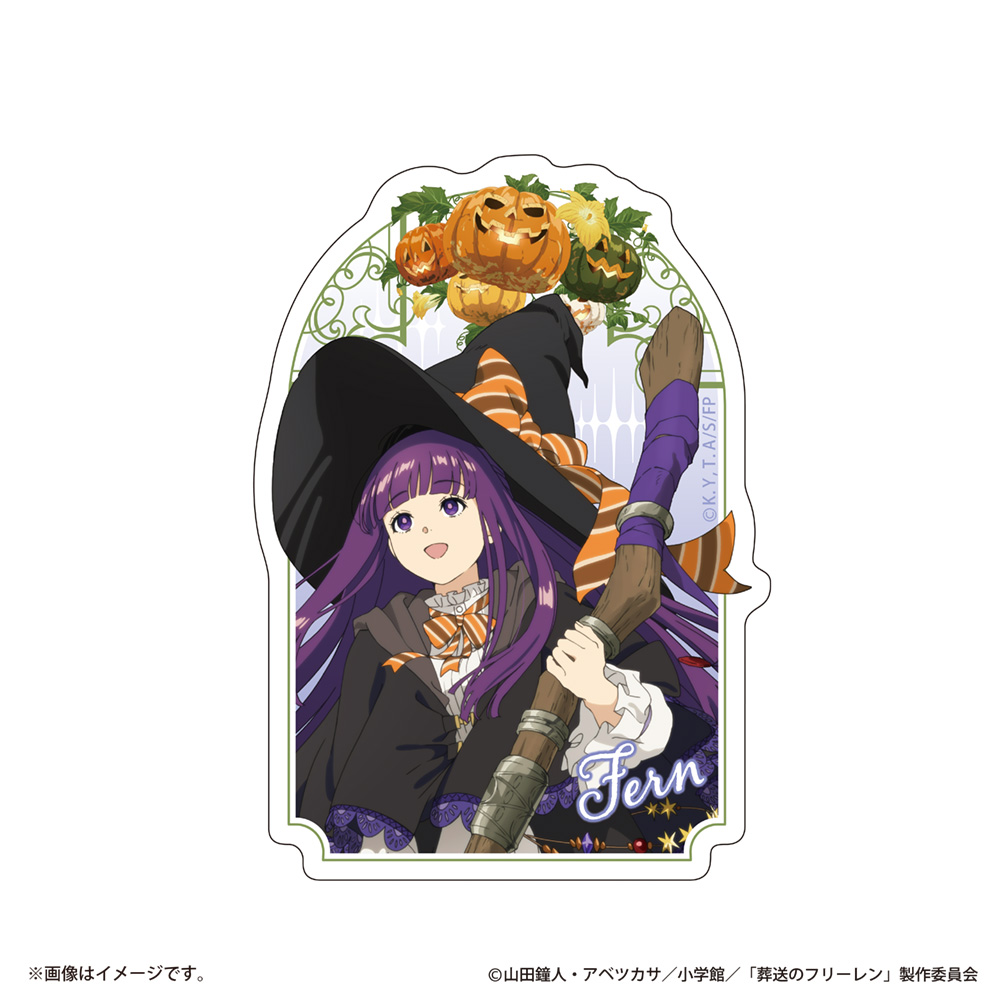 葬送のフリーレン ハロウィンビジュアル ダイカットステッカー フェルン - AniSmile